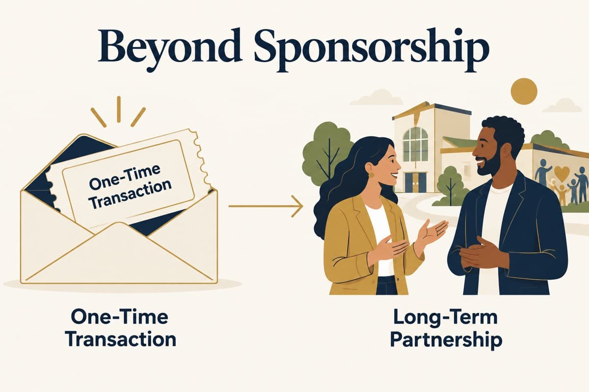 Move from a one-time sponsorship transaction toward a long-term partnership